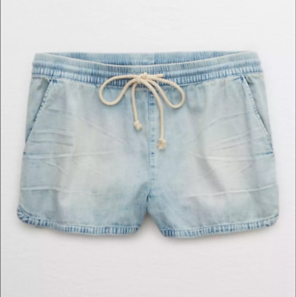 Aerie Chambray Shorts